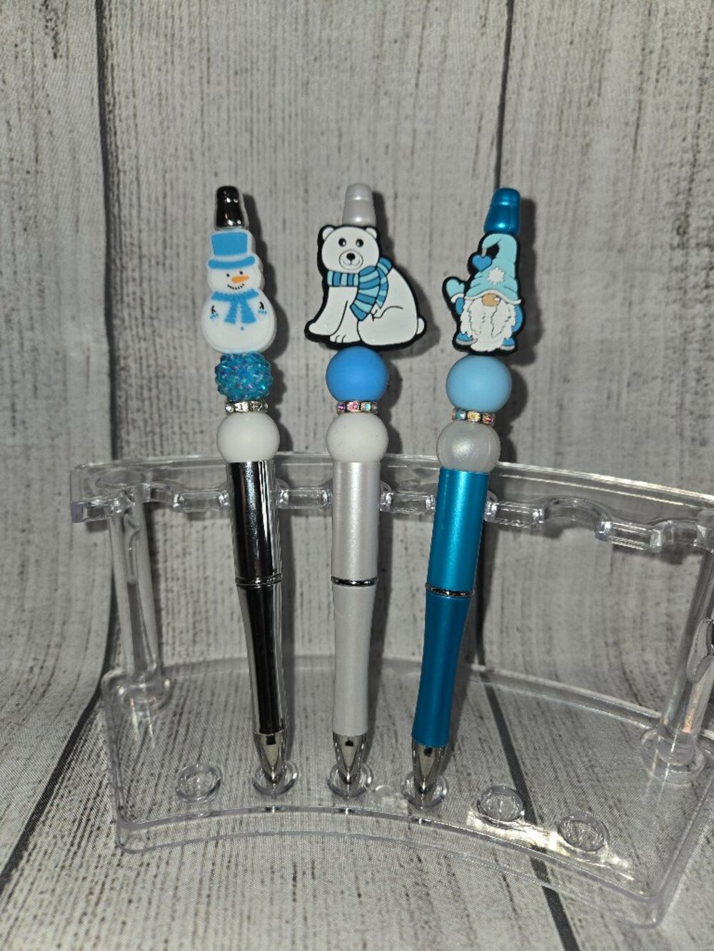 Winter Beaded Pens(Read Description)